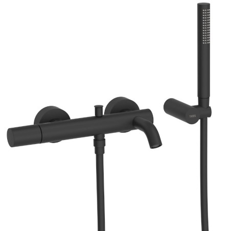 Monomando baño-ducha STUDY-TRES negro mate - 26117001NM