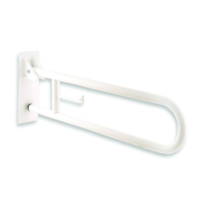 Barra de apoyo abatible vertical blanco - Mediclinics 1