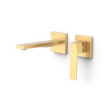 Monomando lavabo empotrado SLIM-TRES oro mate - 2023002*OM 1