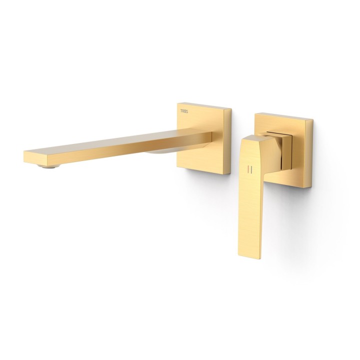 Monomando lavabo empotrado SLIM-TRES oro mate - 2023002*OM 3