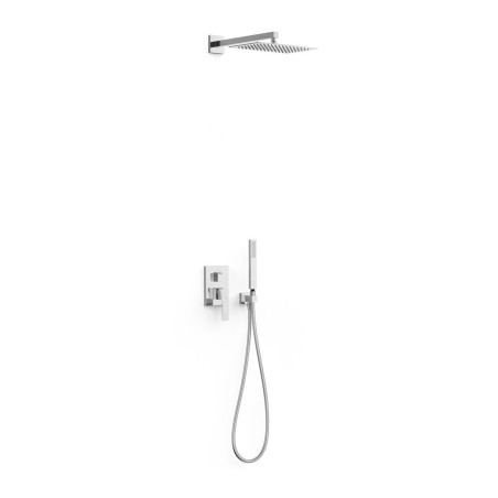 Kit monomando ducha empotrado 2-vías SLIM-TRES RAPID-BOX cromo - 20238004 - Tres