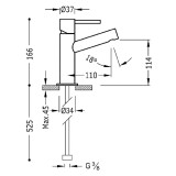 Monomando lavabo MAX cromo - 06210301 2