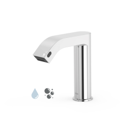 Grifo lavabo electrónico TRES 1 agua dispensador jabón cromo - 39210306 1