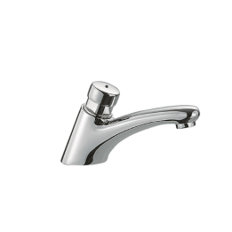 Grifo temporizado lavabo TRES 1 agua cromo - 112103 1