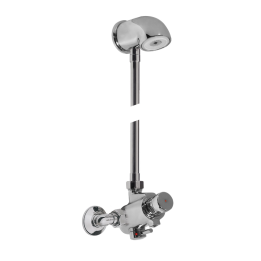 Conjunto grifo temporizado ducha TRES selector temperatura cromo - 112163 1
