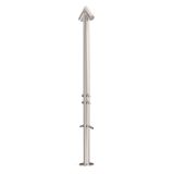 Columna doble ducha jardín piscina TRES acero inox 316 - 13499502 1