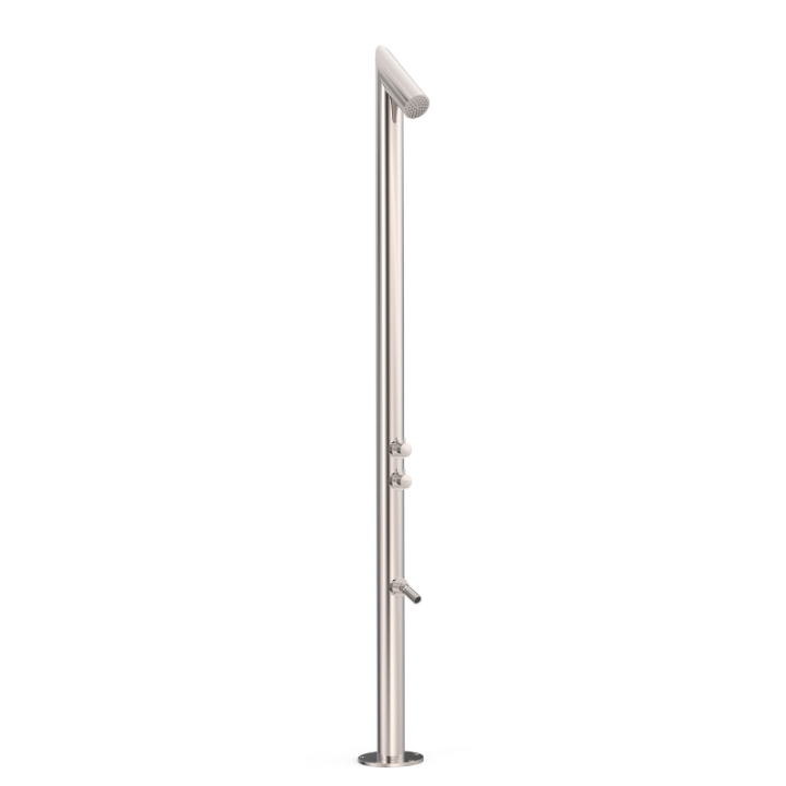 Columna ducha jardín piscina TRES acero inox 316 - 13499501 1