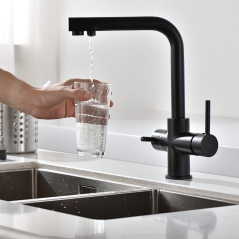 Monomando fregadero osmosis MARSELLA negro mate - GOS004/NG - Imex
