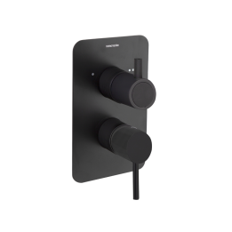 Monomando ducha empotrado 2-vías ODISEA negro mate - 391512SNM 1