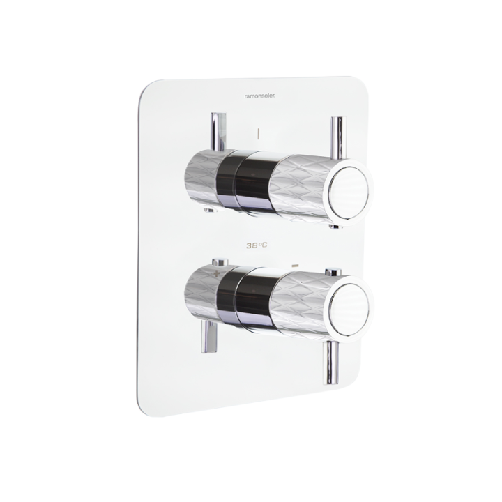 Termostático ducha empotrado 2-Vías ODISEA JOYA cromo - 598722S 1