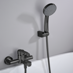 Monomando baño-ducha ROMA negro mate - BDR001-4NG - Imex