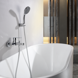 Monomando baño-ducha ROMA cromo - BDR001-4 1