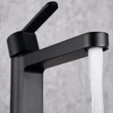 Monomando lavabo ROMA negro mate - BDR001-1NG
