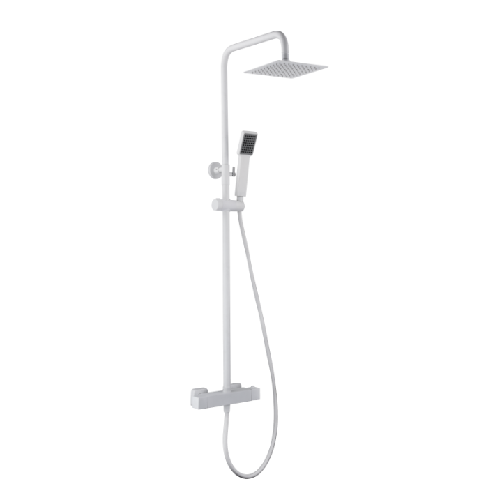 Conjunto termostático ducha ART blanco mate - BTAR025/BL