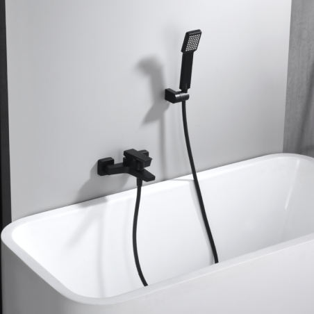 Monomando baño-ducha ART negro mate - BDAR025-4NG - Imex