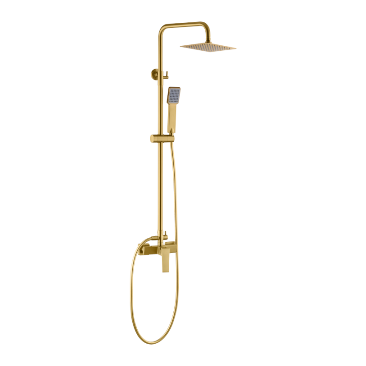 Conjunto monomando ducha ART oro cepillado - BDAR025/OC