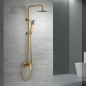 Conjunto monomando ducha ART oro cepillado - BDAR025/OC