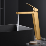 Monomando lavabo alto ART oro cepillado - BDAR025-3OC 2