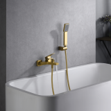 Monomando baño-ducha ART oro cepillado - BDAR025-4OC