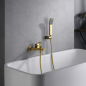 Monomando baño-ducha ART oro cepillado - BDAR025-4OC