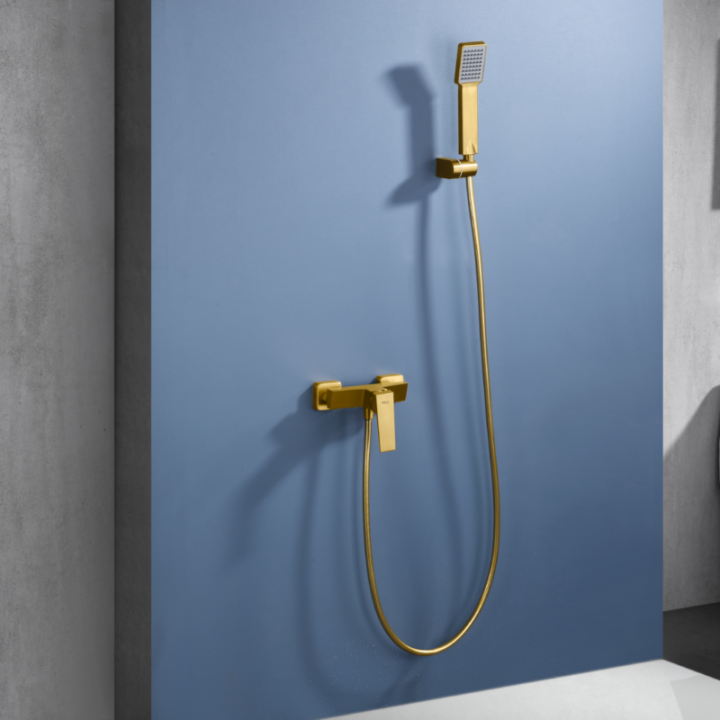 Monomando ducha ART oro cepillado - BDAR025-5OC
