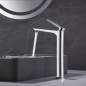 Monomando lavabo alto NAPOLES cromo - BDN047-3