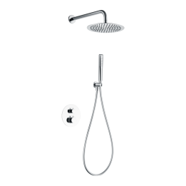 Kit termostático ducha empotrado 2-vías NAPOLES cromo - GTN047 1