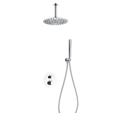 Kit termostático ducha empotrado 2-vías SALERNO cromo - GTS060 1