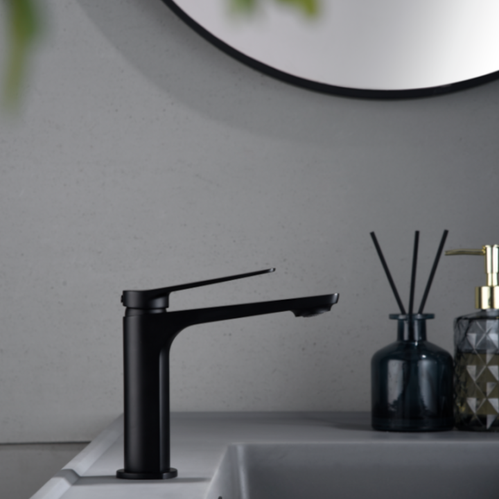 Monomando lavabo NAPOLES negro mate - BDN047-1NG 2