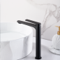 Monomando lavabo alto NAPOLES negro mate - BDN047-3NG
