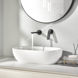 Monomando lavabo empotrado NAPOLES negro mate - GLN047/NG 1