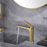Monomando lavabo NAPOLES oro cepillado - BDN047-1OC 2
