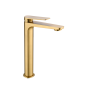 Monomando lavabo alto NAPOLES oro cepillado - BDN047-3OC