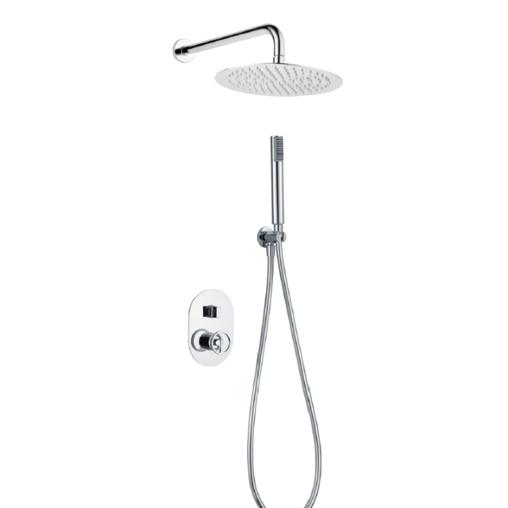 Kit monomando ducha empotrado 2-vías OLIMPO cromo - GPC033 1