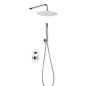 Kit monomando ducha empotrado 2-vías OLIMPO cromo - GPC033