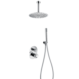 Kit monomando ducha empotrado 2-vías VESUBIO cromo - GTV038 1