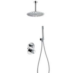 Kit monomando ducha empotrado 2-vías VESUBIO cromo - GTV038 - Imex