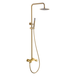 Conjunto monomando ducha OLIMPO oro cepillado - BDC033/OC