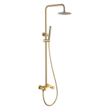 Conjunto monomando ducha OLIMPO oro cepillado - BDC033/OC