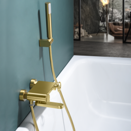 Monomando baño-ducha OLIMPO oro cepillado - BDC033-4OC