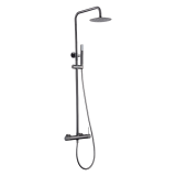 Conjunto monomando ducha LINE black gun metal - BDD038/BGM