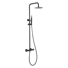 Conjunto termostático ducha GENOVA negro mate - BTG053/NG