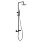 Conjunto termostático ducha GENOVA negro mate - BTG053/NG
