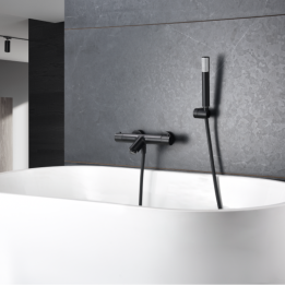 Termostático baño-ducha GENOVA negro mate - BTG053-4NG
