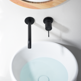 Monomando lavabo empotrado GENOVA negro mate - GLG053/NG