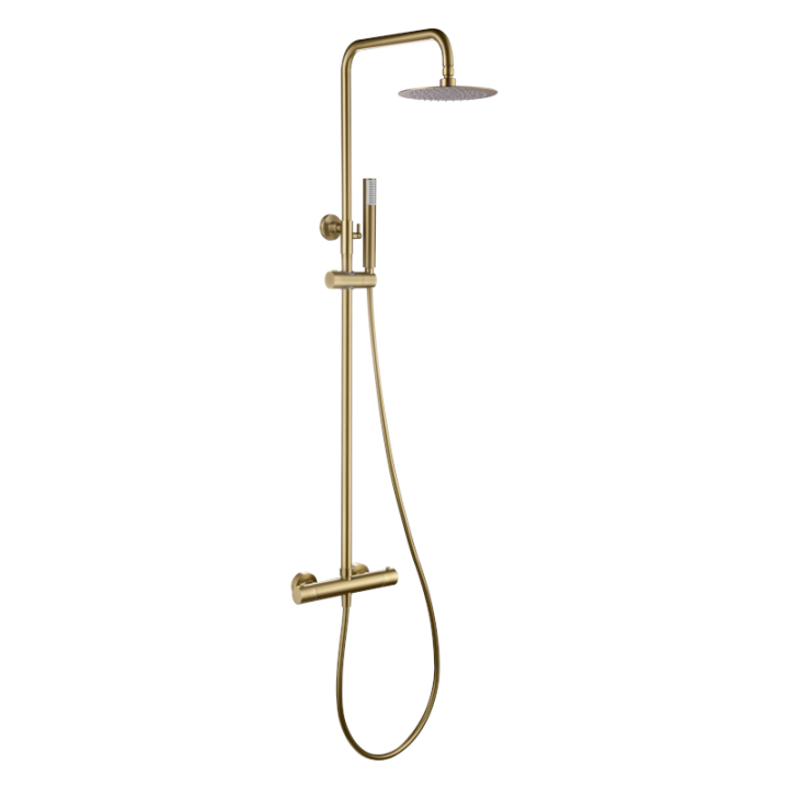 Conjunto termostático ducha GENOVA oro cepillado - BTG053/OC