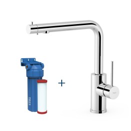 Monomando fregadero osmosis con filtro TRES cromo - 23045403 1