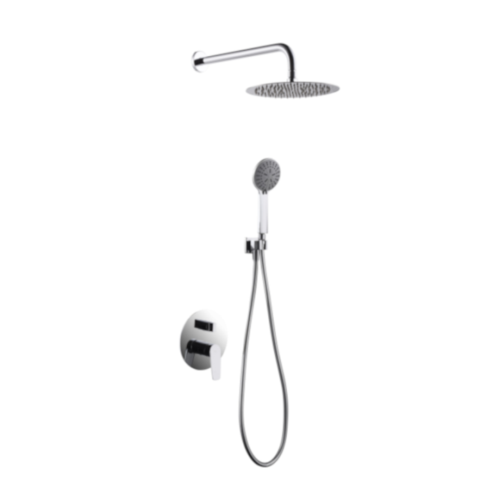 Kit monomando ducha empotrado 2-vías BÉLGICA cromo - GPZ044 1