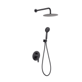 Kit monomando ducha empotrado 2-vías BÉLGICA negro mate- GPZ044/NG 1