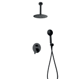 Kit monomando ducha empotrado 2-vías BRUSELAS negro mate- GPBR046/NG 1